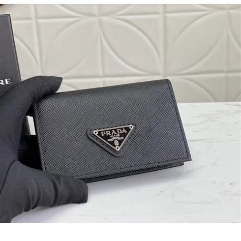 porta moeda prada|prada wallet holder.